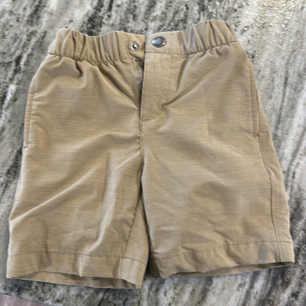 Boys khaki board shorts